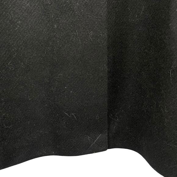 NEW Mango Long Structured Wool Coat Single Breasted Black Size XXS - Picture 10 of 12